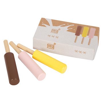 Small Foot - Wooden Ice Cream, 3 pcs.