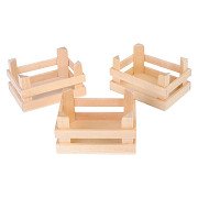 Small Foot - Holzkisten klein 10x8x5,5cm, 3er-Set