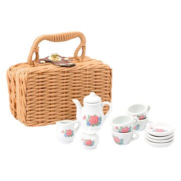 Small Foot - Coffee and Tea Set Porcelain in Case, 14 pcs.