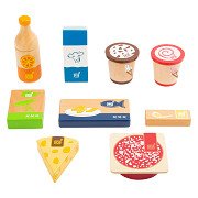 Small Foot - Spielnahrung aus Holz, Kalt- und Tiefkühlprodukte, 9-tlg.