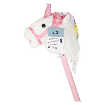Small Foot - Wooden Hobby Horse Unicorn, 90cm