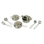 Small Foot - Kochgeschirr-Set aus Metall, 11-teilig,