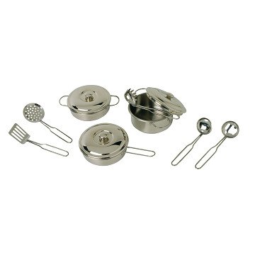 Small Foot - Metallpfannen-Set, 11-teilig,