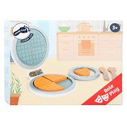 Small Foot - Houten Wafelijzer Set, 8dlg.