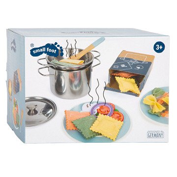 Small Foot - Wooden Play Food Pasta Chef Set, 19pcs.