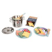 Small Foot - Wooden Play Food Pasta Chef Set, 19dlg.