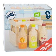 Small Foot - Houten Krat met Flessen, 7dlg.