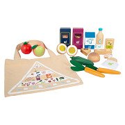 Small Foot - Wooden Play Food Vegetarian Food Set, 17pcs.