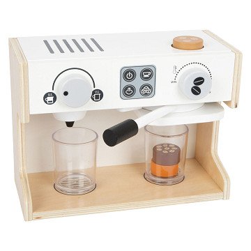 Small Foot - Wooden Bistro Coffee Machine, 9-piece.