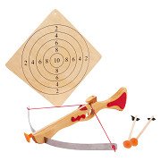 Small Foot - Wooden Sports Crossbow with Target Board, 4 pcs.