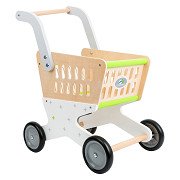 Small Foot - Wooden Shopping Cart Supermarket