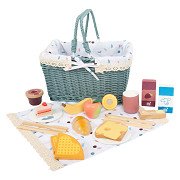 Small Foot - Picnic Set with Wooden Play Food Tasty, 26dlg.