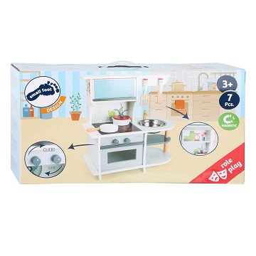 Small Foot - Wooden Play Kitchen Graceful, 6-piece.