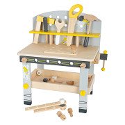 Small Foot - Wooden Workbench Compact Miniwob, 34pcs.