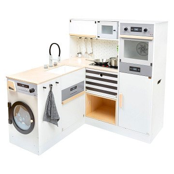 Small Foot - Wooden Modular Play Kitchen XL White, 9dlg.