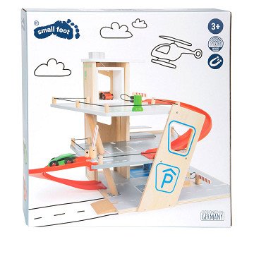 Small Foot - Holzgarage mit Autowaschanlage