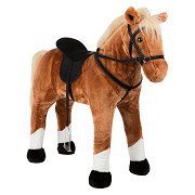 Small Foot - Wooden Hobby Horse Brown Standing with Sound
