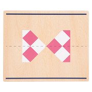 Small Foot – Symmetriespiel aus Holz mit Spiegel (pädagogisch wertvoll)