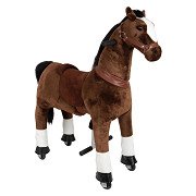 Small Foot - Brown Rocking Horse on Wheels
