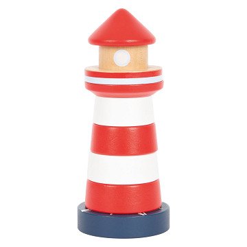 Small Foot - Stacking Tower Lighthouse Pacific Ocean, 8 pcs.