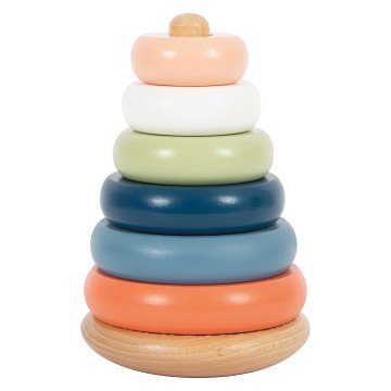 Small Foot - Wooden Stacking Tower Arctic, 7 pcs.