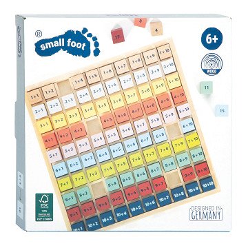 Small Foot - Holz-Additionsbrett Farbe, 100-tlg.