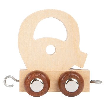 Small Foot - Wooden Letter Train - Q