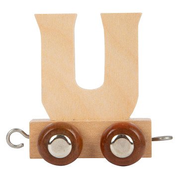 Small Foot - Wooden Letter Train - U