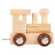 Small Foot - Wooden Letter Train Locomotive