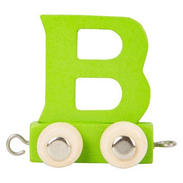 Small Foot - Buchstabenzug aus Holz, Farbe - B