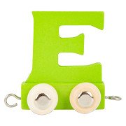 Small Foot - Wooden Letter Train Color - E