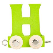 Small Foot - Buchstabenzug aus Holz, Farbe - H