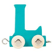 Small Foot - Wooden Letter Train Color - L