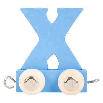 Small Foot - Buchstabenzug aus Holz, Farbe - X