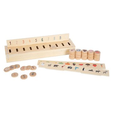 Small Foot - Holzsortierbox Weltentdecker