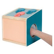 Small Foot - Sensorikbox aus Holz mit Linsen Sensorik