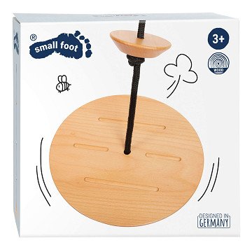 Small Foot - Disc Swing with Climbing Rope Black Line