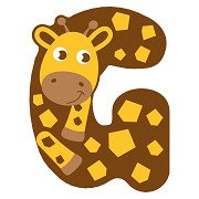 Small Foot - Houten Dieren Kinderletter - G