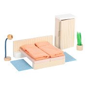 Small Foot – Schlafzimmer mit Puppenhausmöbeln aus Holz
