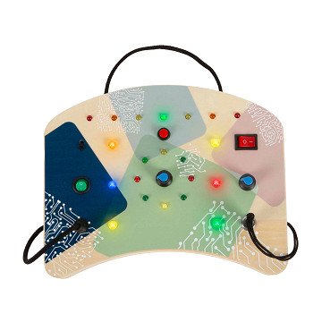 Small Foot - Wooden LED Activity Board with Light and Switches