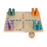 Small Foot - Wooden Ludo Game Dino