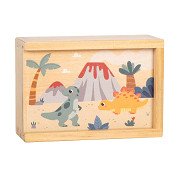 Small Foot - Dino-Memory-Spiel aus Holz in Aufbewahrungsbox