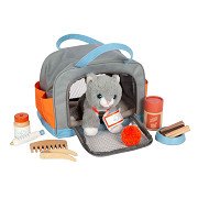 Small Foot - Cuddly Cat with Carrying Bag and Care Set