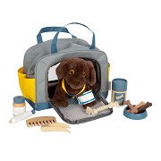 Small Foot - Cuddly Dog with Carrying Bag and Care Set