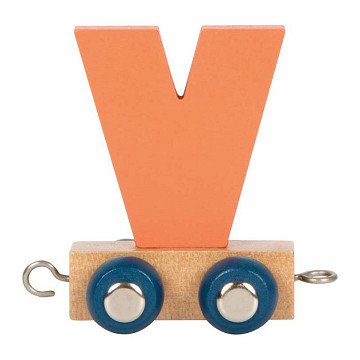 Small Foot - Wooden Letter Train Polar - V