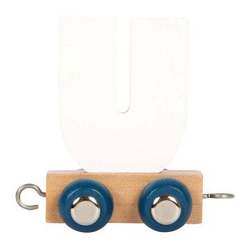 Small Foot - Holzbuchstabenzug Polar - U