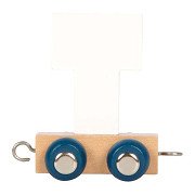 Small Foot - Wooden Letter Train Polar - T