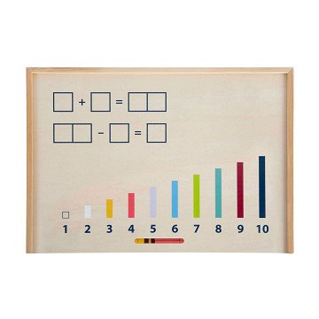 Small Foot - Holz-Lernbox mit Rechenstäben und Rechenklötzen-Set