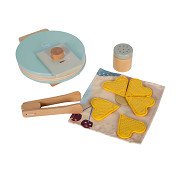 Small Foot - Waffeleisen-Spielset aus Holz, 10-teilig.