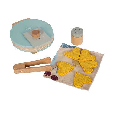 Small Foot - Wooden Waffle Iron Playset, 10pcs.